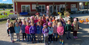 Group of students outside during a field trip