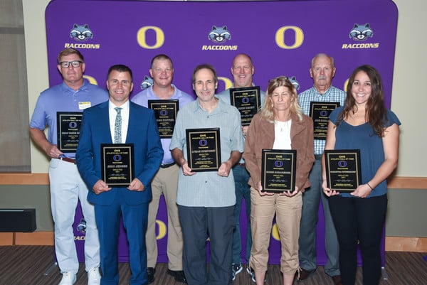 Group photo of hall of fame inductees