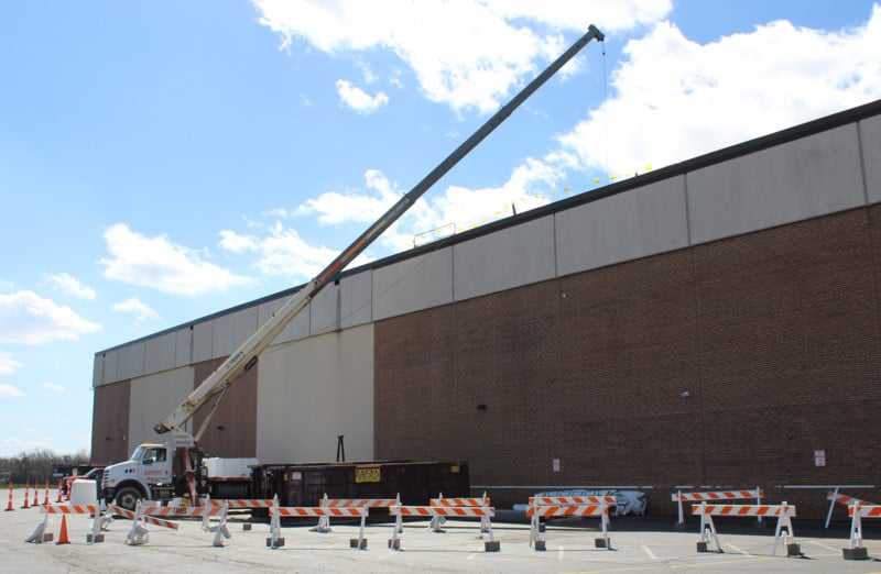 Photo of truck outside OHS field house