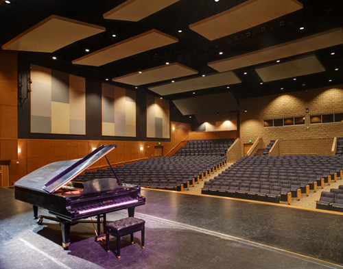 View of the seats from the stage