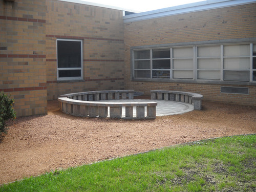 A ring of benches.